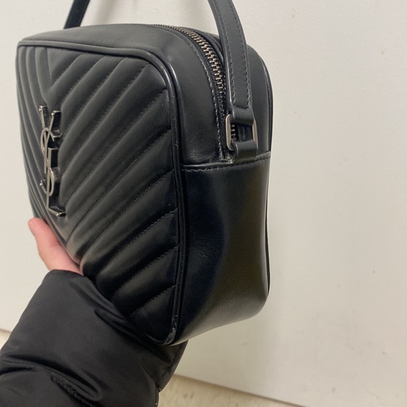 YSL Camera Bag black leather - Picture 13 of 17